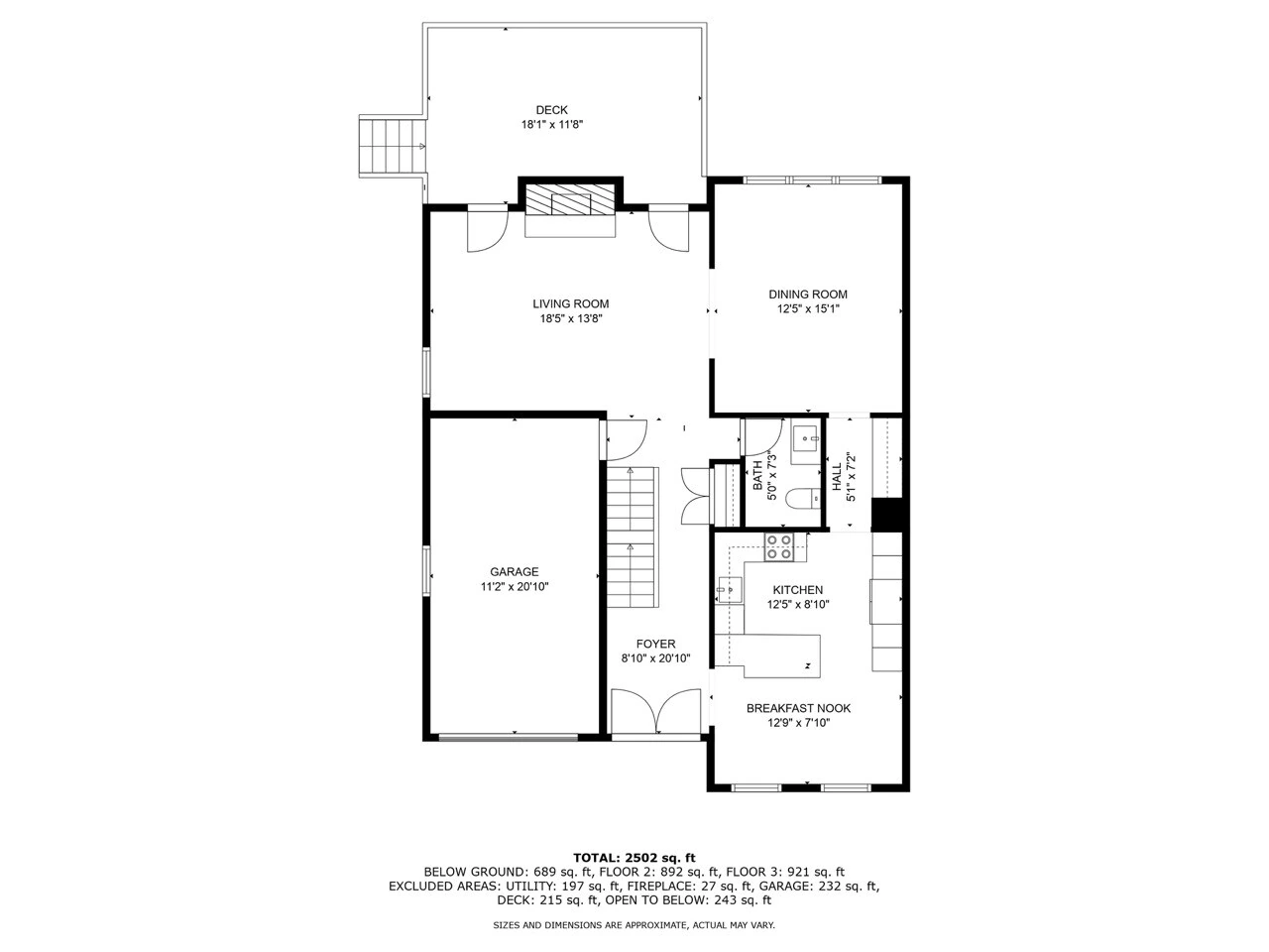 Main floor plan